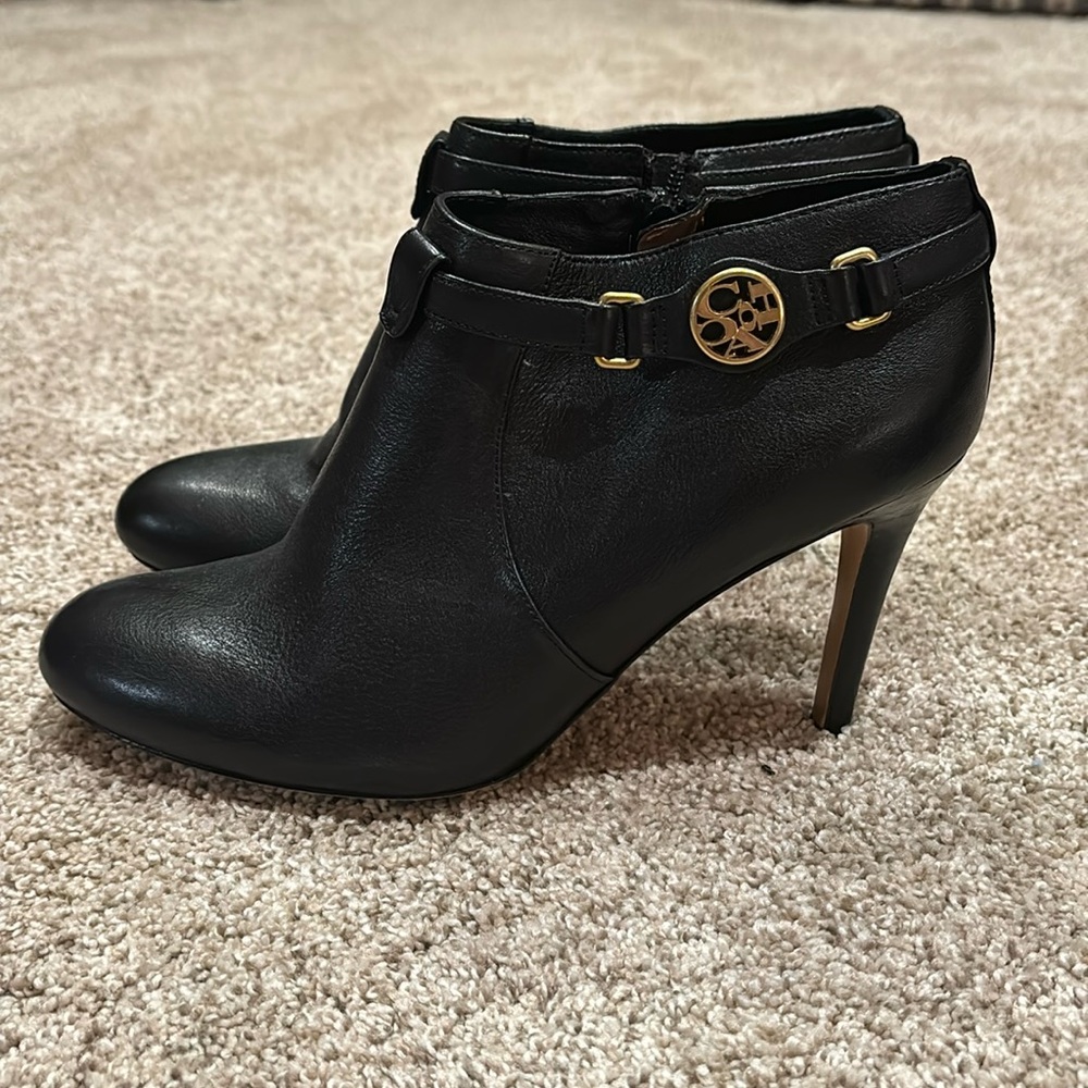Black COACH Heels